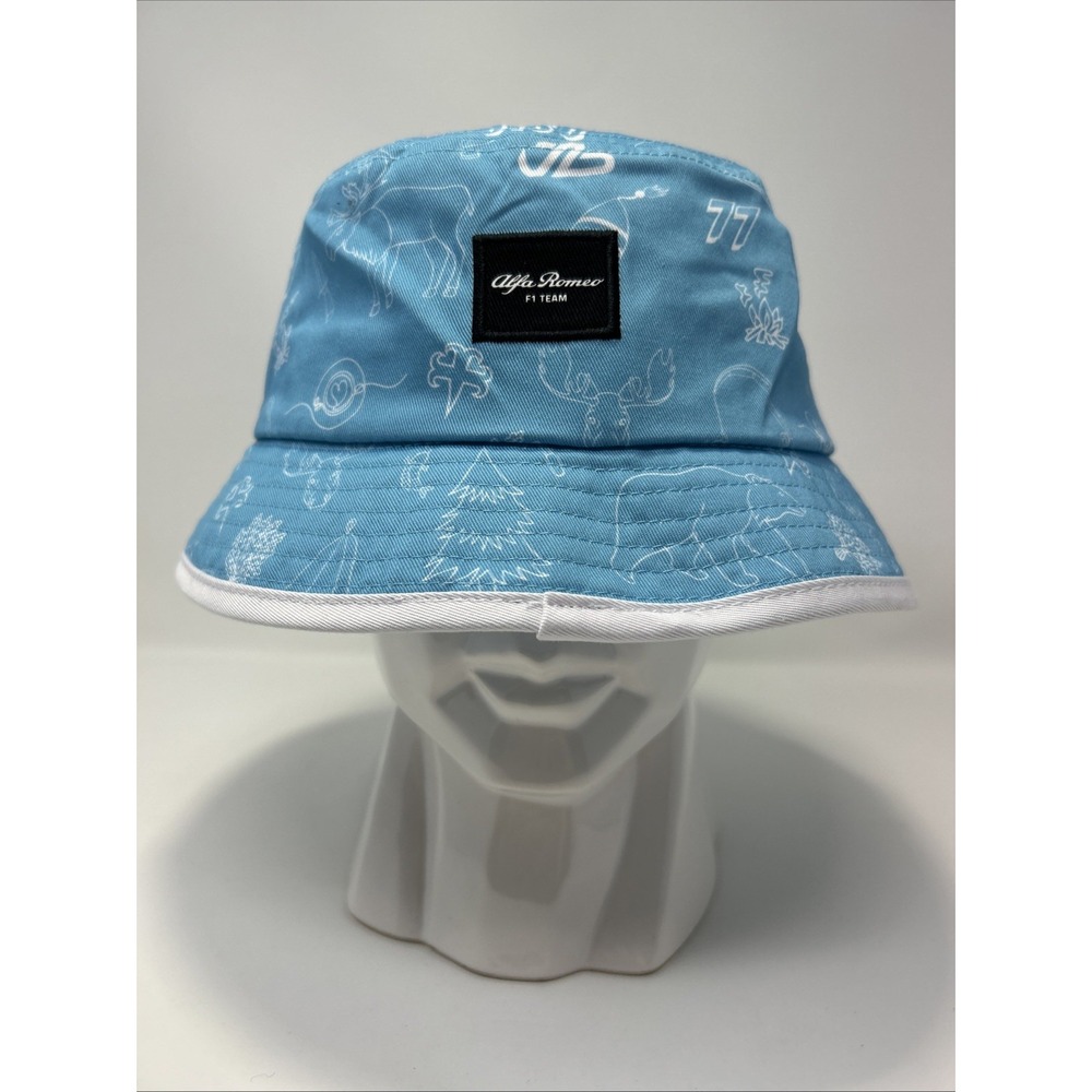 Alfa Romeo Racing F1 Special Edition Valtteri Bottas Bucket Hat -‎ Blue